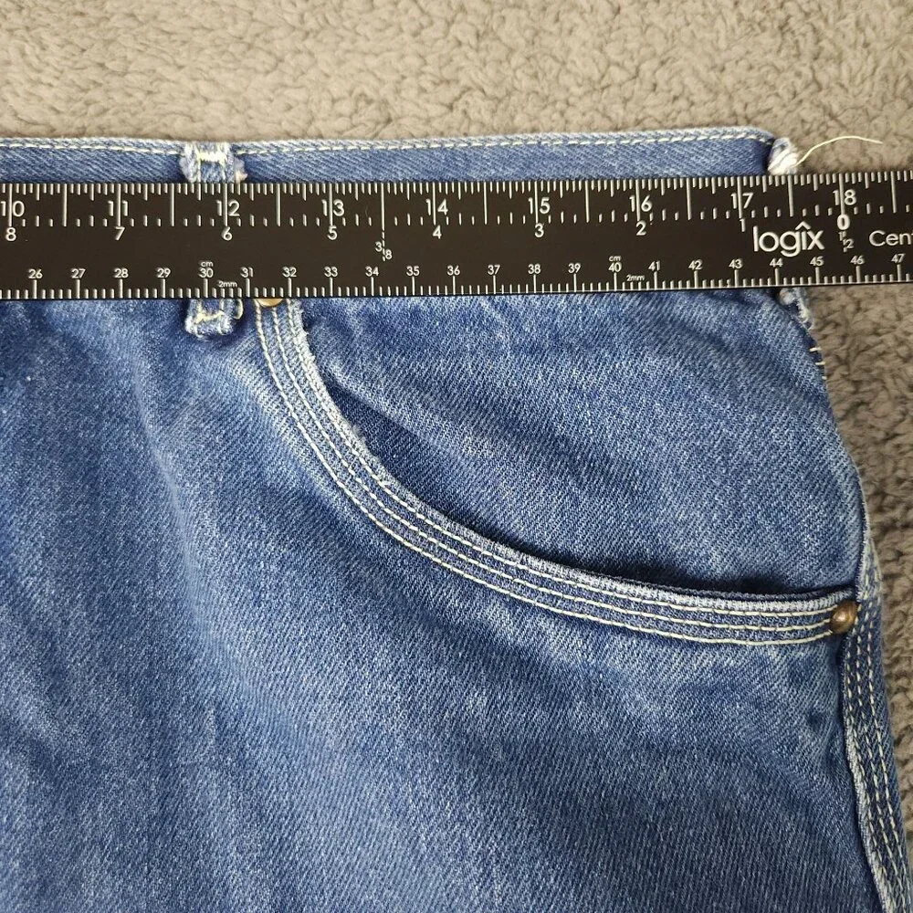 Lee Men's Regular Fit Straight Leg VTG 80's Jeans Tag 38x34 Fit‎ 34x33 USA Made